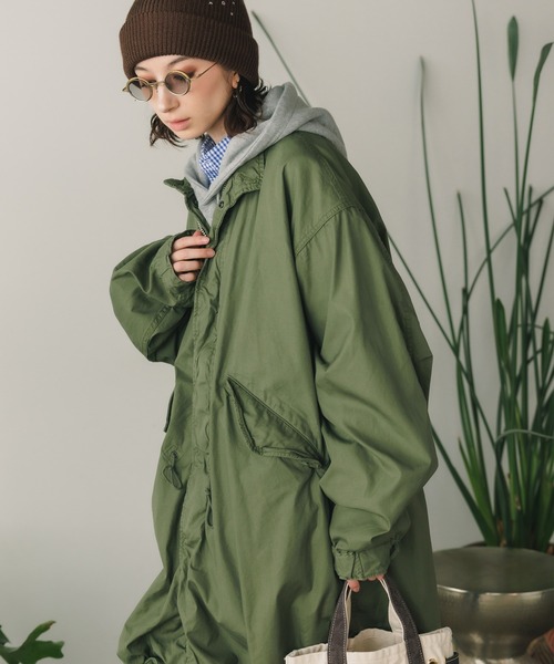 orSlow(オアスロウ)の「orSlow/オアスロウ M-65 FISH TALL COAT ARMY GREEN ミリタリー モッズコート フィッシュテールパーカー ロングコート(ミリタリージャケット・メンズ・アーミー・2/4/3)」の15枚目の写真