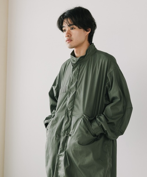 orSlow(オアスロウ)の「orSlow/オアスロウ M-65 FISH TALL COAT ARMY GREEN ミリタリー モッズコート フィッシュテールパーカー ロングコート(ミリタリージャケット・メンズ・アーミー・2/4/3)」の13枚目の写真