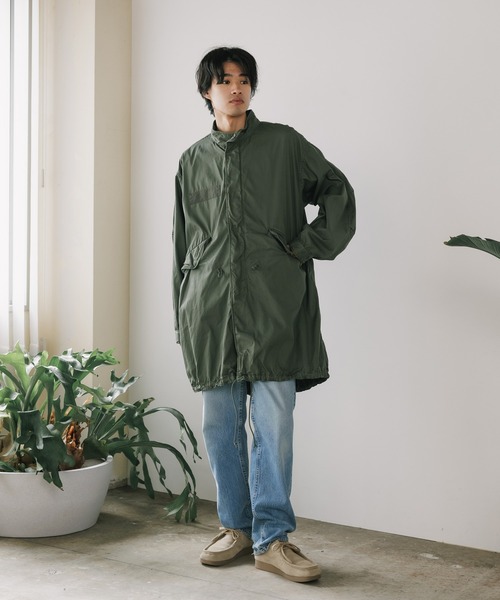 orSlow(オアスロウ)の「orSlow/オアスロウ M-65 FISH TALL COAT ARMY GREEN ミリタリー モッズコート フィッシュテールパーカー ロングコート(ミリタリージャケット・メンズ・アーミー・2/4/3)」の8枚目の写真