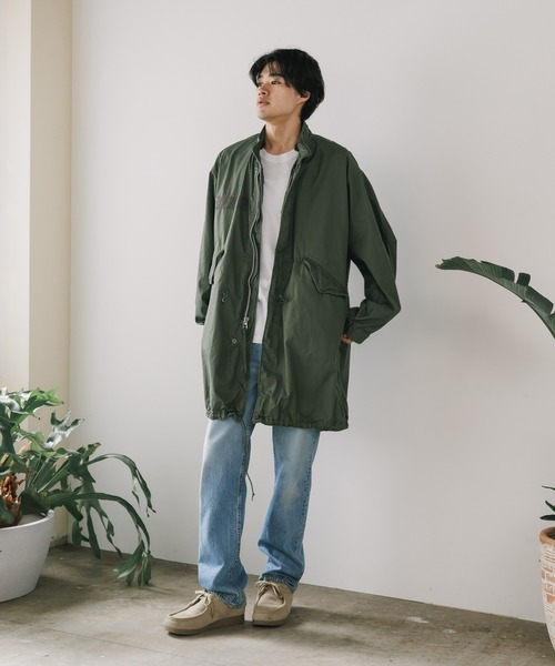 orSlow(オアスロウ)の「orSlow/オアスロウ M-65 FISH TALL COAT ARMY GREEN ミリタリー モッズコート フィッシュテールパーカー ロングコート(ミリタリージャケット・メンズ・アーミー・2/4/3)」の6枚目の写真