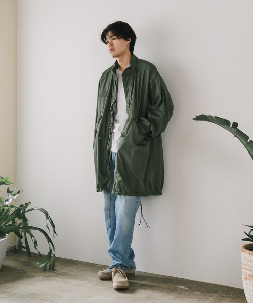orSlow(オアスロウ)の「orSlow/オアスロウ M-65 FISH TALL COAT ARMY GREEN ミリタリー モッズコート フィッシュテールパーカー ロングコート(ミリタリージャケット・メンズ・アーミー・2/4/3)」の5枚目の写真