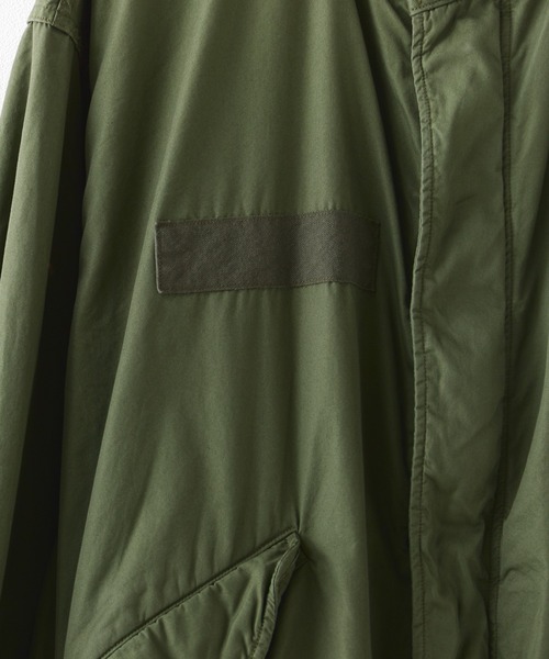 orSlow(オアスロウ)の「orSlow/オアスロウ M-65 FISH TALL COAT ARMY GREEN ミリタリー モッズコート フィッシュテールパーカー ロングコート(ミリタリージャケット・メンズ・アーミー・2/4/3)」の3枚目の写真