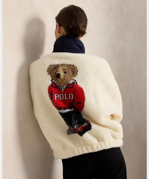 POLO RALPH LAUREN(ポロ ラルフ ローレン)の「Polo ベア ハイパイル フリース ファネルネック(その他トップス・レディース・ナチュラル・XS/L/M/S)」の5枚目の写真