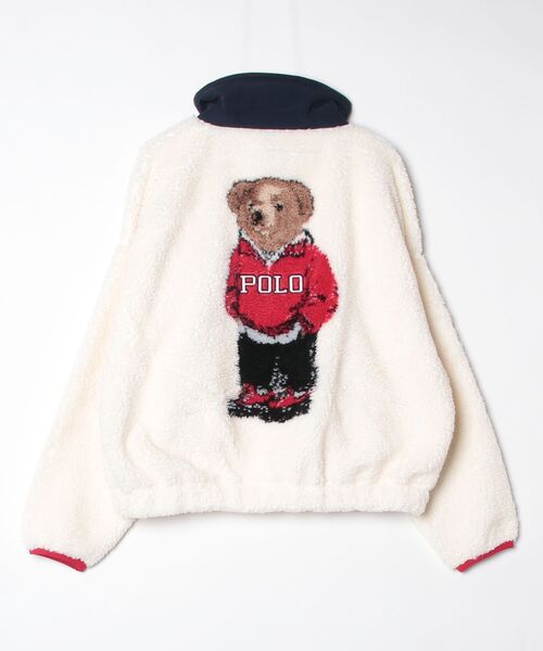 POLO RALPH LAUREN(ポロ ラルフ ローレン)の「Polo ベア ハイパイル フリース ファネルネック(その他トップス・レディース・ナチュラル・XS/L/M/S)」の2枚目の写真