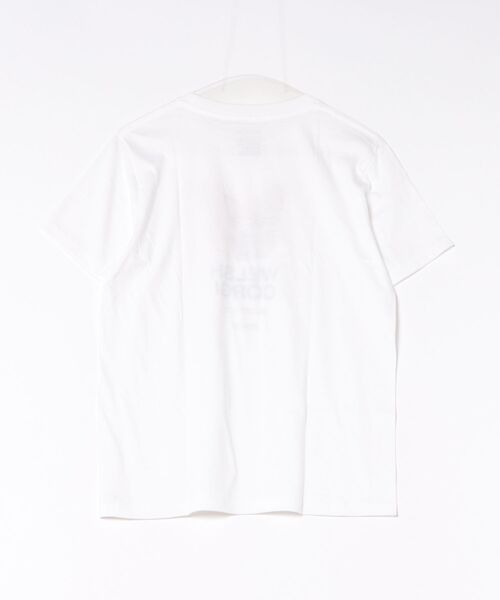 Moftique(モフティック)の「Moftique(モフティック) エントリーモデル 半袖Tシャツ アニマル コーギー 犬 ドッグ ペット インクジェットプリント 褪せ感 4.0オンス 薄手 トップス カットソー 夏 カジュアル レディース ユニセックス(Tシャツ/カットソー・レディース・ホワイト・S)」の2枚目の写真