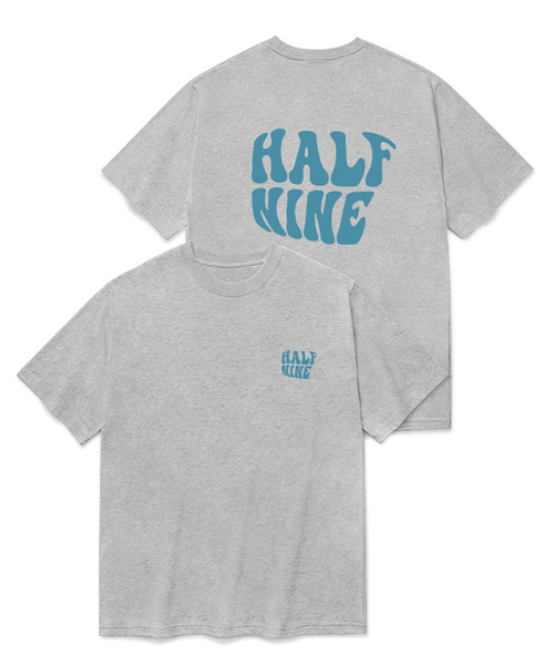 HALFNINE(ハーフナイン)の「ディストーション半袖Tシャツ F04BRD_HBX11005(Tシャツ/カットソー・メンズ・ブラック/ホワイト/ブルー/グレー系その他・L/S/XL/M)」の1枚目の写真