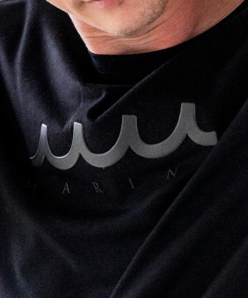 muta marine(ムータ・マリン)の「muta MARINE/ムータ マリン/別注Wave Marine LS TEE(Tシャツ/カットソー・メンズ・ブラック/ホワイト・LARGE/X-LARGE/MEDIUM)」の8枚目の写真