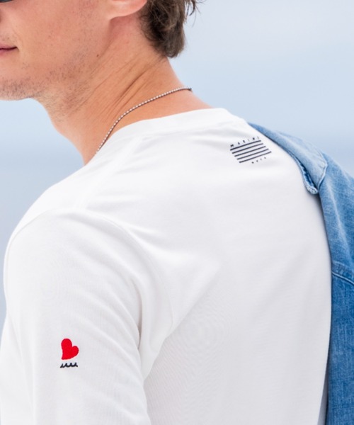 muta marine(ムータ・マリン)の「muta MARINE/ムータ マリン/別注Wave Marine LS TEE(Tシャツ/カットソー・メンズ・ブラック/ホワイト・LARGE/X-LARGE/MEDIUM)」の18枚目の写真