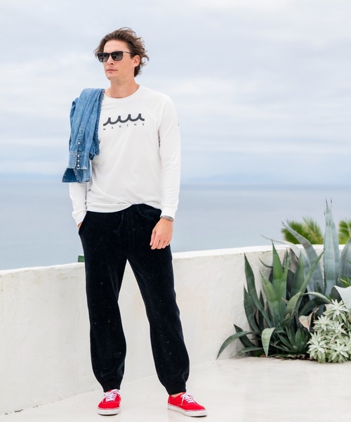 muta marine(ムータ・マリン)の「muta MARINE/ムータ マリン/別注Wave Marine LS TEE(Tシャツ/カットソー・メンズ・ブラック/ホワイト・LARGE/X-LARGE/MEDIUM)」の20枚目の写真