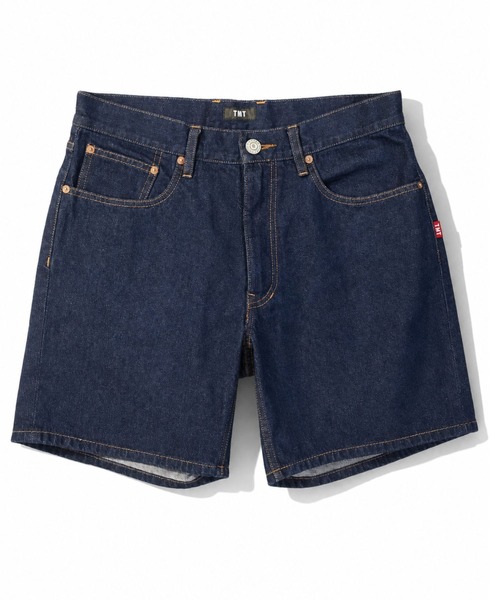 TMT(ティーエムティー)の「DENIM SHORT PANTS (ONE WASH)(デニムパンツ・メンズ・インディゴブルー・LARGE/MEDIUM)」の1枚目の写真