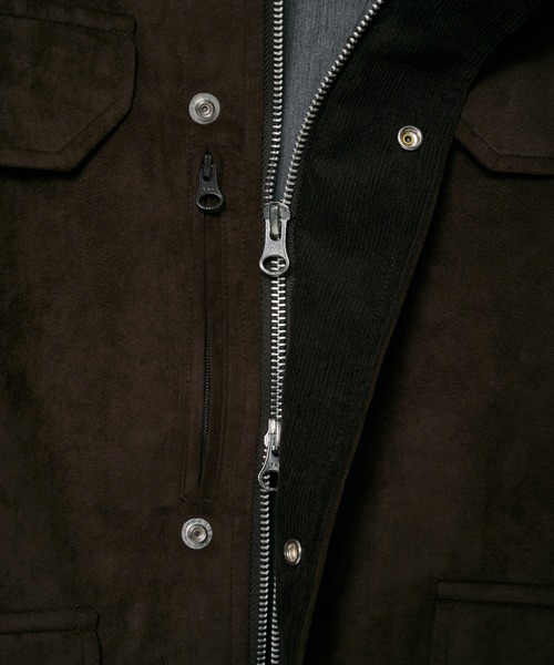 THE NORTH FACE PURPLE LABEL（ザ ノースフェイス パープルレーベル）の「【THE NORTH FACE PURPLE LABEL/ザノースフェイスパープルレーベル】Synthetic Leather Mountain Parka（ブルゾン・メンズ・ブラウン・S）」の4枚目の写真