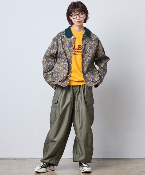 L.L.Bean(エルエルビーン)の「【JAPAN EDITION】プロスペクト・ハーバー・フィールド・コート(カバーオール・レディース・グレー/ブラウン/カモフラージュ/レッド・MEDIUM)」の17枚目の写真