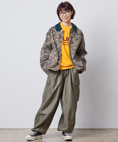 L.L.Bean(エルエルビーン)の「【JAPAN EDITION】プロスペクト・ハーバー・フィールド・コート(カバーオール・レディース・グレー/ブラウン/カモフラージュ/レッド・MEDIUM)」の18枚目の写真