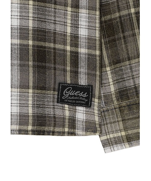 Guess（ゲス）の「【ヒョンジン 着用】 UNISEX Woven LS Shirt シャツ（シャツ/ブラウス・メンズ・ブルー/グレー・LARGE/X-LARGE/MEDIUM/ONE SIZE）」の11枚目の写真