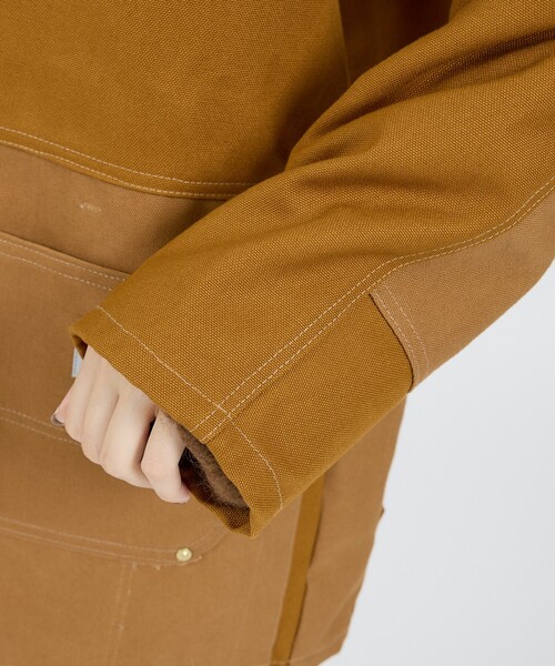 Carhartt（カーハート）の「【Carhartt / カーハート】2B JACKET / 2Bジャケット / ダックキャンバス（ブルゾン・メンズ・ブラック/ブラウン・L/M）」の15枚目の写真