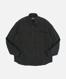 CHINO OFFICER SHIRT _ BLACK
