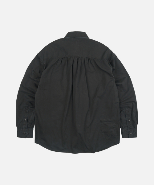 FRIZMWORKS(フリズムワークス)の「CHINO OFFICER SHIRT _ BLACK(シャツ/ブラウス・メンズ・その他・SMALL/MEDIUM/LARGE/X-LARGE)」の2枚目の写真