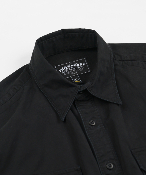 FRIZMWORKS(フリズムワークス)の「CHINO OFFICER SHIRT _ BLACK(シャツ/ブラウス・メンズ・その他・SMALL/MEDIUM/LARGE/X-LARGE)」の3枚目の写真