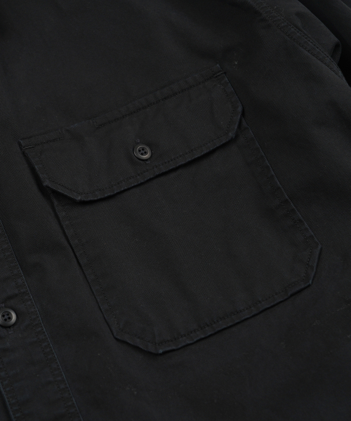 FRIZMWORKS(フリズムワークス)の「CHINO OFFICER SHIRT _ BLACK(シャツ/ブラウス・メンズ・その他・SMALL/MEDIUM/LARGE/X-LARGE)」の4枚目の写真