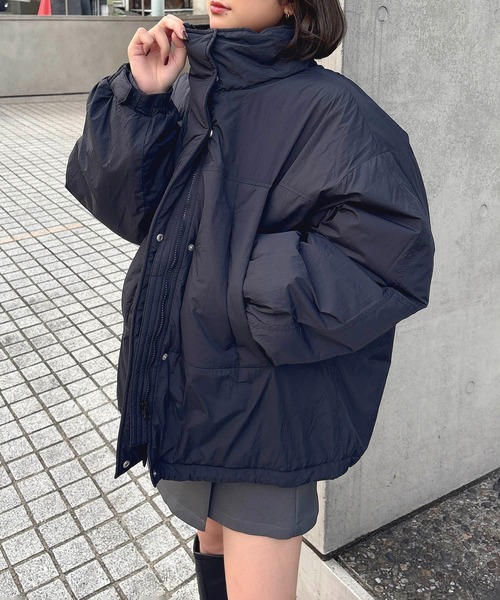 SOELA(ソエラ)の「【SOELA】モンスターパフィブルゾン/WEB限定(ブルゾン・レディース・ブラック/アイボリー・M)」の19枚目の写真