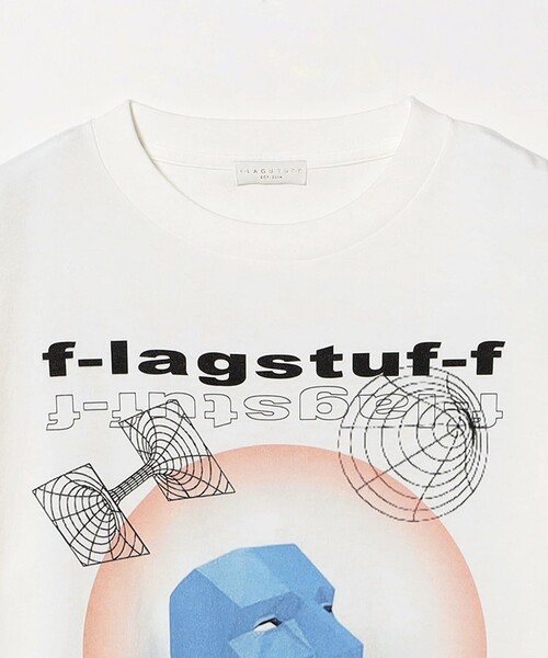 F-LAGSTUF-F(フラグスタフ)の「F-LAGSTUF-F / "future shock" L/S T-SHIRT(Tシャツ/カットソー・メンズ・ホワイト・M/L/XL)」の3枚目の写真