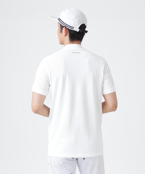 PEARLY GATES（パーリーゲイツ）の「２WAYトリコット半袖ハイネックカットソー (MENS)（Tシャツ/カットソー・メンズ・ネイビー/ホワイト/オレンジ・LARGE/X-LARGE/MEDIUM）」の9枚目の写真