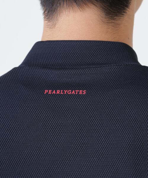 PEARLY GATES（パーリーゲイツ）の「２WAYトリコット半袖ハイネックカットソー (MENS)（Tシャツ/カットソー・メンズ・ネイビー/ホワイト/オレンジ・LARGE/X-LARGE/MEDIUM）」の22枚目の写真