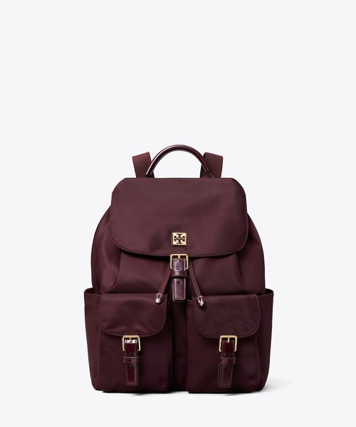 TORY BURCH(トリーバーチ)の「ヴァージニア バックパック(バックパック/リュック・レディース・バーガンディー・ONE SIZE)」の1枚目の写真