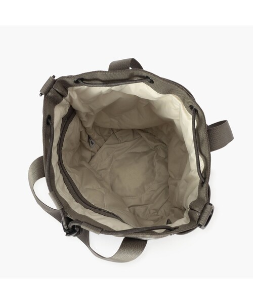 BRIEFING(ブリーフィング)の「【BRIEFING/ブリーフィング】DLS REVERSIBLE DRAWSTRING SHOULDER(ショルダーバッグ・メンズ・グレー/オートミール・FREE)」の9枚目の写真