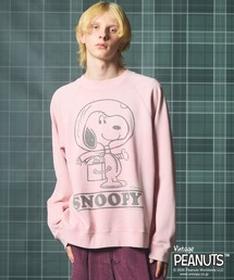 《UNISEX》「PEANUTS」プライムオーバークルーネックスウェット/「PEANUTS」Prime-Over Crew Neck Sweatshirt【MAISON SPECIAL/メゾンスペシャル】