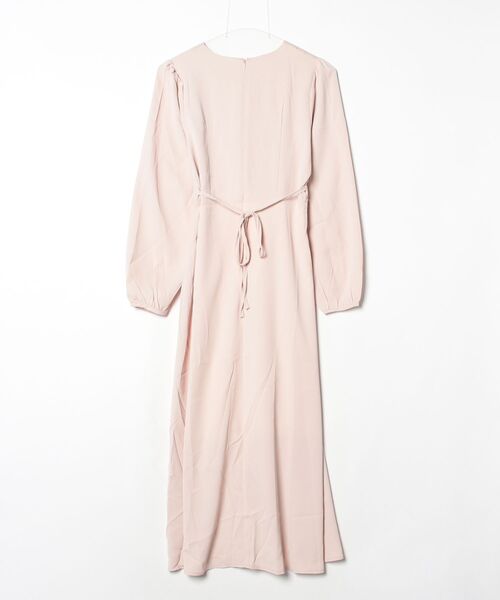 YUGA(ユーガ)の「YUGA_YGMC Korean-style V-neck pleated flare dress(ワンピース・レディース・オフホワイト/ライトブルー・FREE)」の19枚目の写真