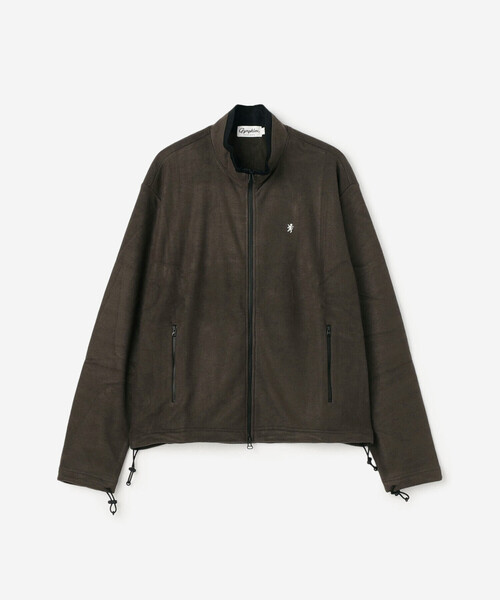 GYMPHLEX（ジムフレックス）の「Gymphlex | スタンドカラー ジップアップブルゾン MEN（その他トップス・メンズ・グレー/ダークブラウン・M/L）」の2枚目の写真