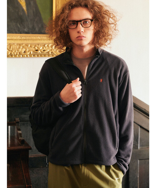 GYMPHLEX（ジムフレックス）の「Gymphlex | スタンドカラー ジップアップブルゾン MEN（その他トップス・メンズ・グレー/ダークブラウン・M/L）」の20枚目の写真