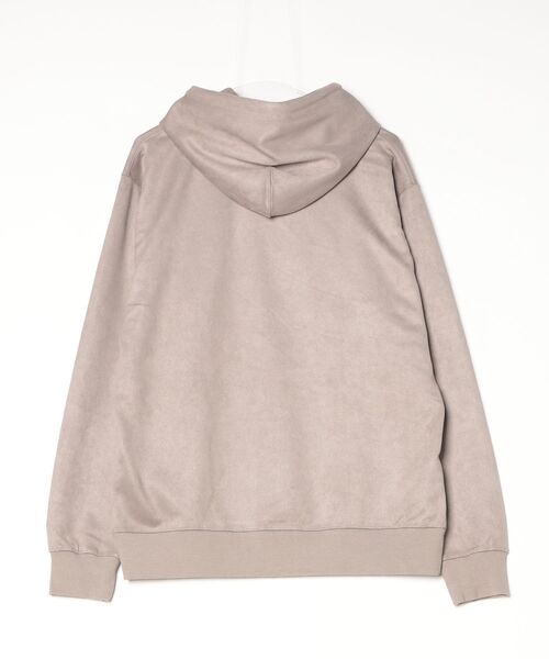 NEW ERA（ニューエラ）の「ニューエラ NEW ERA POLY SUEDE PO HOODIE GRY 263（パーカー・メンズ・チャコールグレー・L/LL/M）」の2枚目の写真