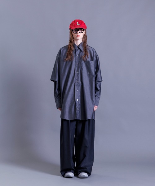 wallace&murron(ウォーレスアンドミューロン)の「【Wallace & Murron】 "Michel"(シャツ/ブラウス・メンズ・ブラック・1/2)」の2枚目の写真