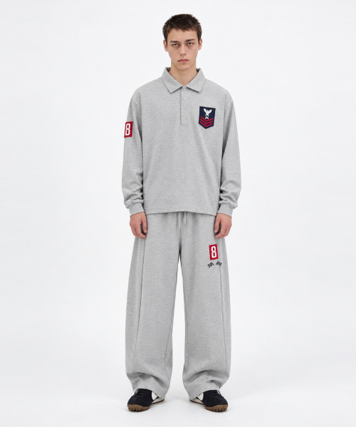SK8ER ROCK(スケーターロック)の「8 Flag カーブドスウェットパンツ(メランジグレー)(スウェットパンツ・メンズ・その他・LARGE/MEDIUM)」の7枚目の写真