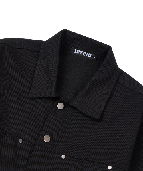 MASAT(マサット)の「ツイルトラッカージャケット _ ブラック(デニムジャケット・メンズ・その他・LARGE/X-LARGE)」の3枚目の写真