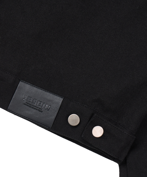 MASAT(マサット)の「ツイルトラッカージャケット _ ブラック(デニムジャケット・メンズ・その他・LARGE/X-LARGE)」の6枚目の写真