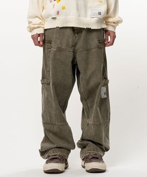 【MIHARAYASUHIRO/ミハラヤスヒロ】Cotton Satin Cargo Pants / DAMAGED CARGO PT