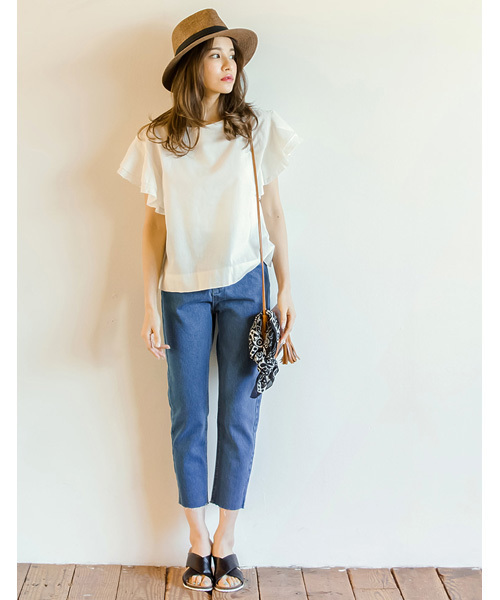 Re:EDIT（リエディ）の「クロスベルトタイプ足に優しい楽ちんウェッジソールサンダル/スリッパサンダル/リラックスサンダル/シューズ[Re:EDIT/リエディ]（サンダル・レディース・シルバー/ブラック/ブラック系その他/ネイビー/ホワイト系その他/ホワイト/マルチ/ライトホワイト/ウッド/パイソン/ライトブラック・X-LARGE/MEDIUM/SMALL/LARGE/XX-LARGE）」の13枚目の写真