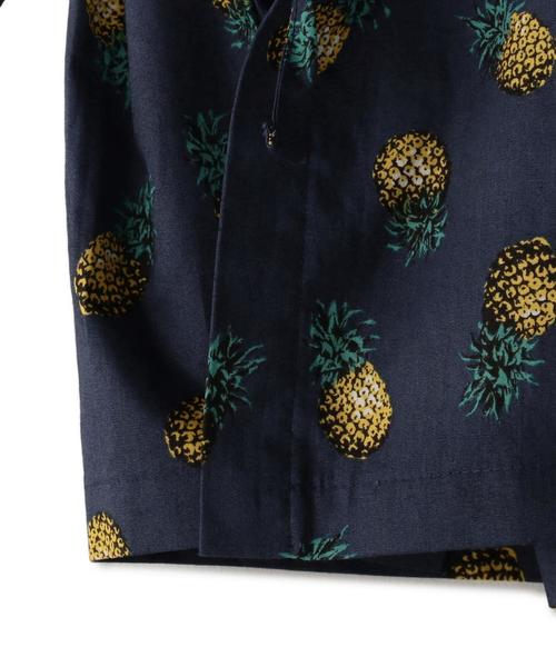 highking（ハイキング）の「【KIDS】別注 HIGHKING(ハイキング) ジンベイ パイナップル（浴衣・キッズ・ネイビー・M(120-130c/S(100-110c)）」の5枚目の写真