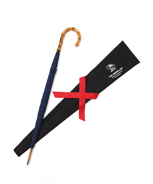 FOX UMBRELLAS(フォックスアンブレラズ)の「FOX UMBRELLAS アンブレラ Gents Tube WHANGHEE(長傘・メンズ・ブラック/ネイビー・FREE)」の8枚目の写真