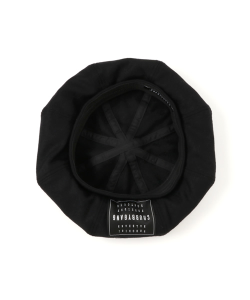 CHUBBYGANG(チャビーギャング)の「ビッグベレー帽(ハット・キッズ・ネイビー/ブラック・56/54)」の5枚目の写真