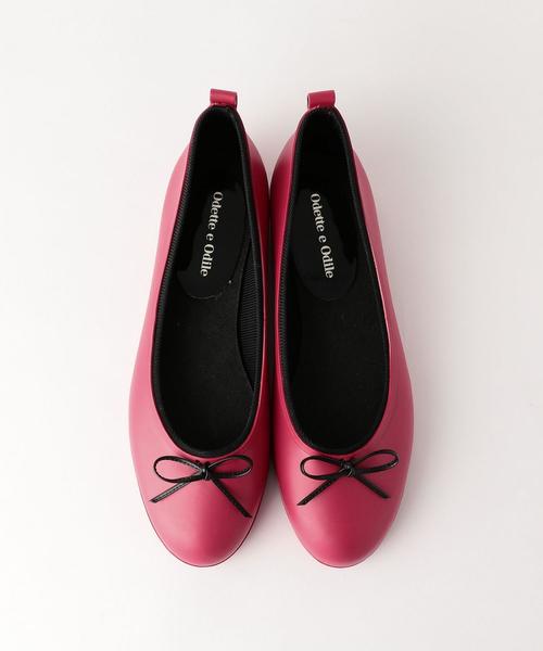 ODETTE E ODILE（オデットエオディール）の「O バレリーナ レインシューズ（レインシューズ・レディース・ベージュ/ネイビー/オフホワイト/ピンク/ライラック・MEDIUM/LARGE/SMALL）」の5枚目の写真