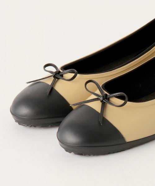 ODETTE E ODILE（オデットエオディール）の「O バレリーナ レインシューズ（レインシューズ・レディース・ベージュ/ネイビー/オフホワイト/ピンク/ライラック・MEDIUM/LARGE/SMALL）」の8枚目の写真