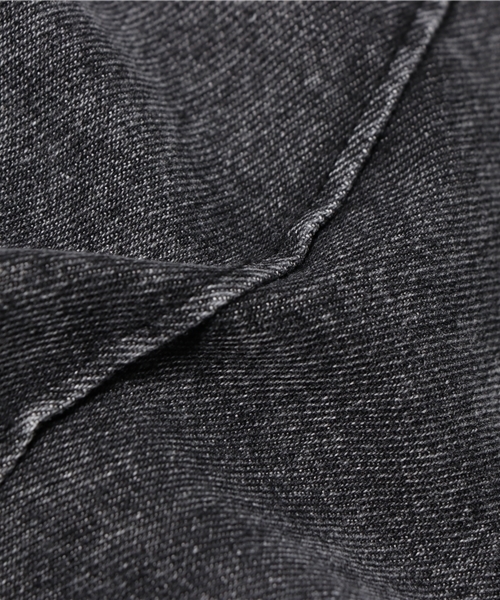 WEGO（ウィゴー）の「WEGO/センターラインデニムワイドパンツ（デニムパンツ・メンズ・ライトインディゴブルー/ブラック・LARGE/MEDIUM）」の10枚目の写真