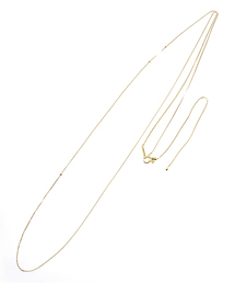 agete | K10チェーン（A111501/10101115001）(ネックレス)