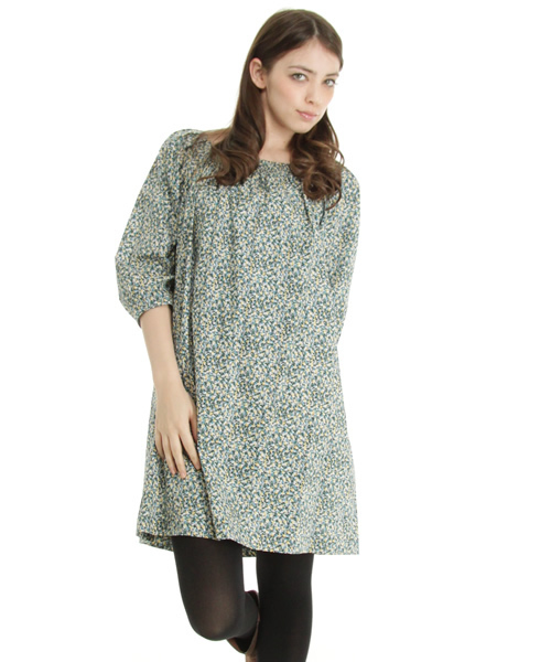 green label relaxing(グリーンレーベルリラクシング)の「GT C リバティ F/GA ワンピース(ワンピース・レディース・ピンク/コバルトブルー・フリー)」の2枚目の写真