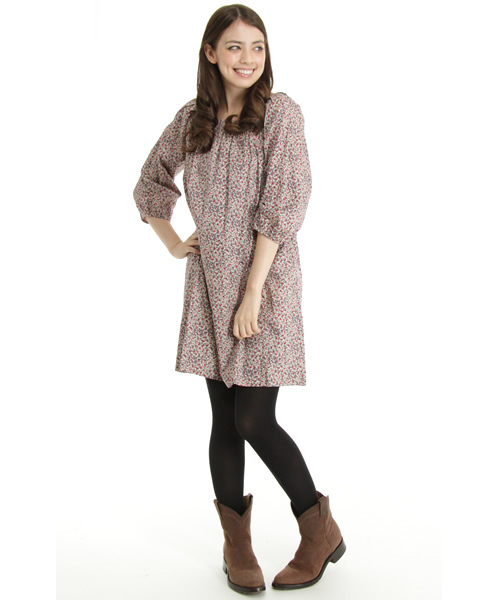 green label relaxing(グリーンレーベルリラクシング)の「GT C リバティ F/GA ワンピース(ワンピース・レディース・ピンク/コバルトブルー・フリー)」の5枚目の写真