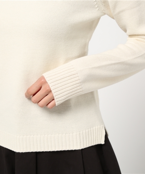 美品 ブルーレーベル クレストブリッジ ニット タートルネック 白 ホワイト BLUE LABEL CRESTBRIDGE（ブルーレーベルクレストブリッジ）の「ミドル